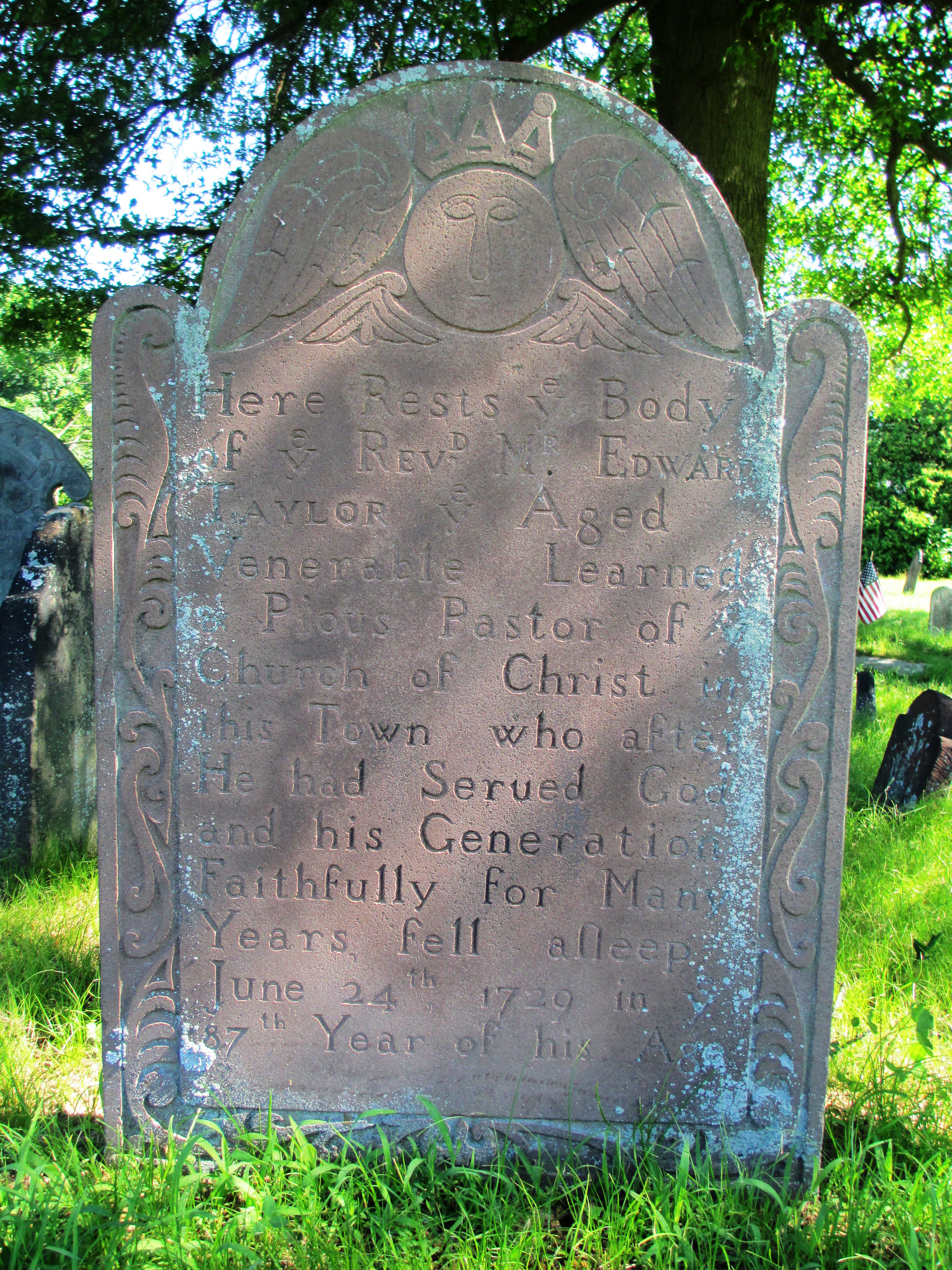 Edward-Taylor-gravestone